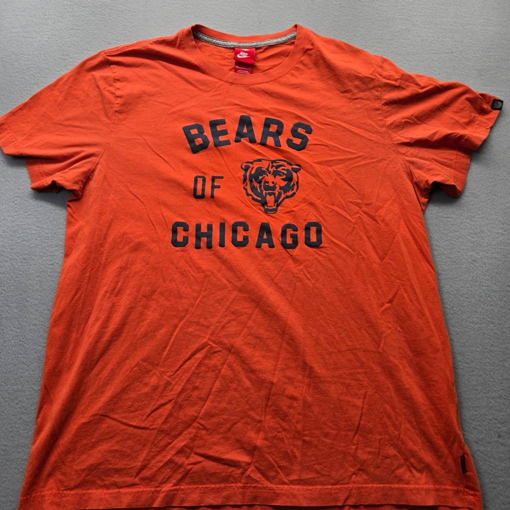 Nike NFL Chicago Bears T-Shirt Mens XXL‎ Orange Bears of Chicago Graphic Tee - Picture 2 of 9